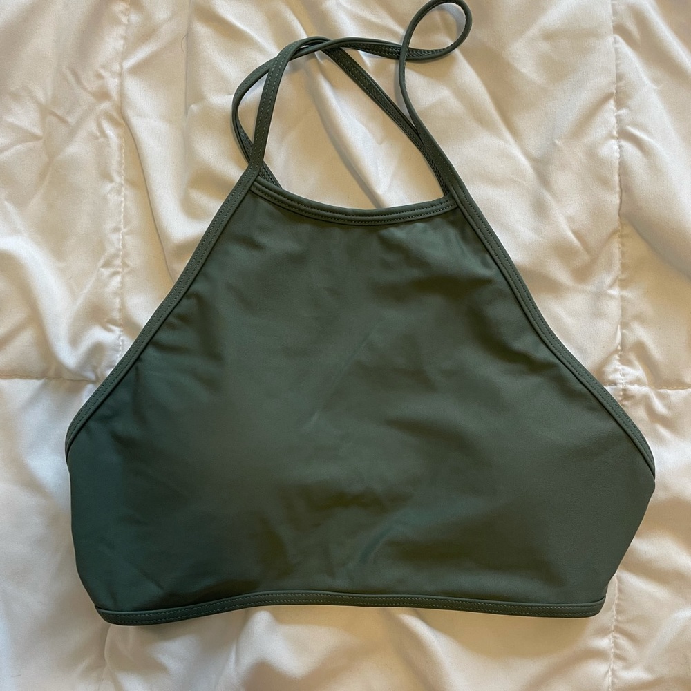 Aerie Halter Tie Back Bikini Top